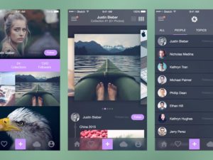 Photo Splash (Full iOS UI Kit) for Sketch