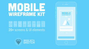 Free Mobile Wireframe Kit