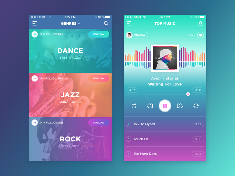 Music Player Inspiration